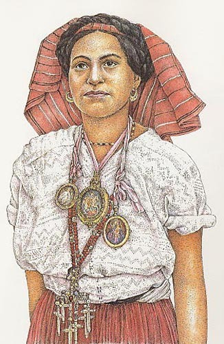 National costumes of Central and South America1. Zapotecan Mexico2. Aymara Bolivia3. Araucanian Chil