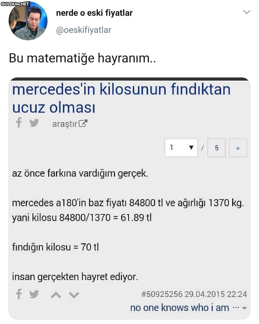 -1 kilo Mercedes...