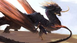 dailydragons:  Dragon Encounter by Quinlan Septer (website | DeviantArt | facebook | tumblr)