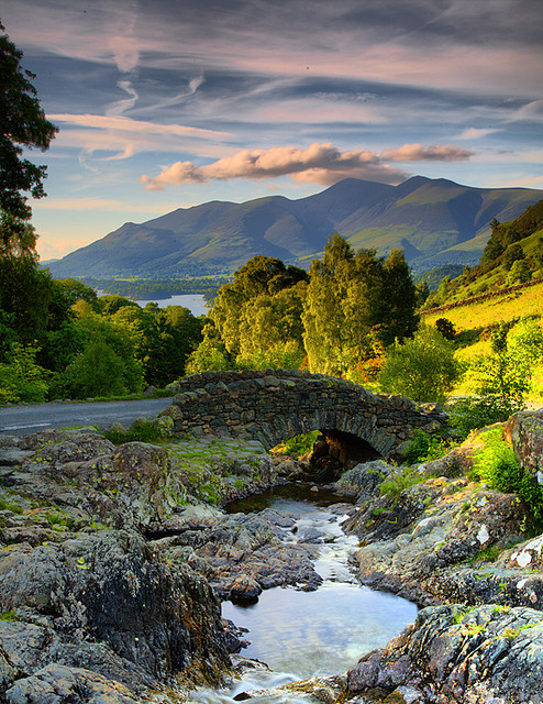 A Shady Bridge. by Tall Guy on Flickr.Ashness Bridge, Skiddaw, UK