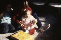 my christmas present to my grandma includes scanning a bunch of slides she has so here enjoy a few baby pictures with me and my grandma and my late mother and father