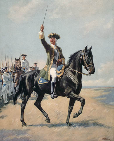 Louis-Joseph, the Marquis de Montcalm, commander of all French forces during the French and Indian W