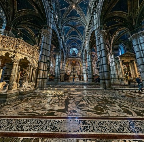 Legendary-Scholar:  Siena Cathedral (Italian Duomo Di Siena) Is A Medieval Church