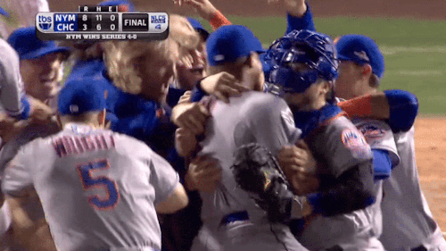gfbaseball:  On to the World Series!  The New York Mets are National League Champions - October 21, 