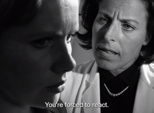 cinemaphileadict:  Persona (1966) directed by Ingmar Bergman  