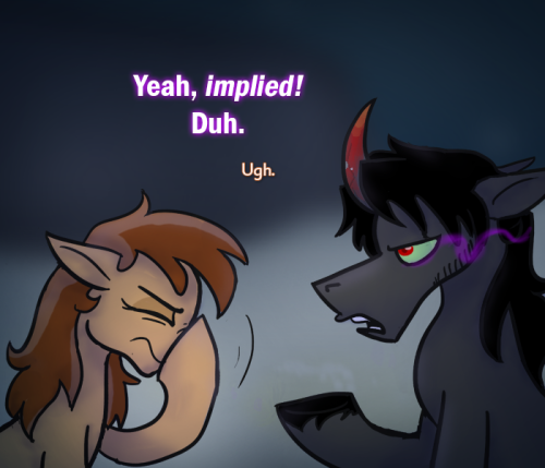 ask-king-sombra:  amazing wow A+++ no breaks on the great train choo choo  Apply hoof directly to forehead.