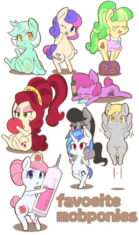 blaffy:  Chibi ponies 