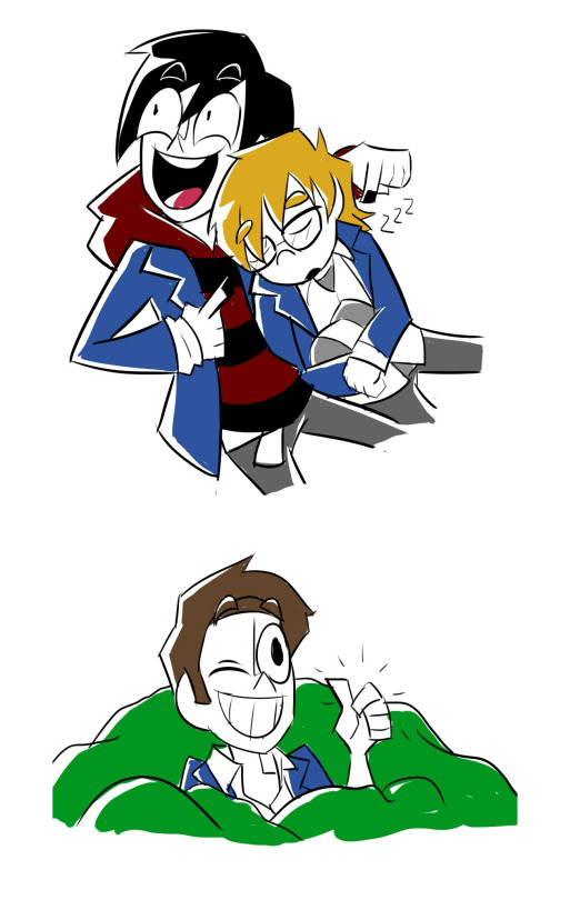Some Emo Quartet High School Au Stuff