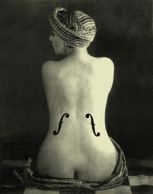 Porn photo sulphuriclike:  Man Ray_Le Violin d'Ingres_1924