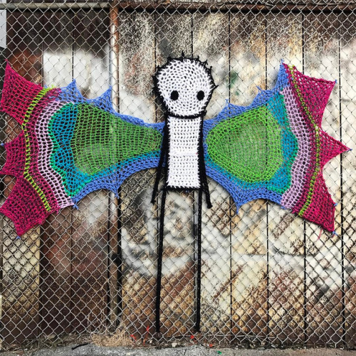 itscolossal:London Kaye Yarn Bombing porn pictures