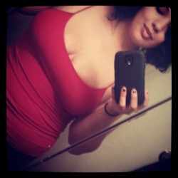 aymygod:  Mighta gained a few pounds over the holiday, oh well~ #curvygirl #thick #busty #hourglass #selfie #pouty #red #latina #reflection #holiday #allnatural #curvy #plussized #me #nothighgap