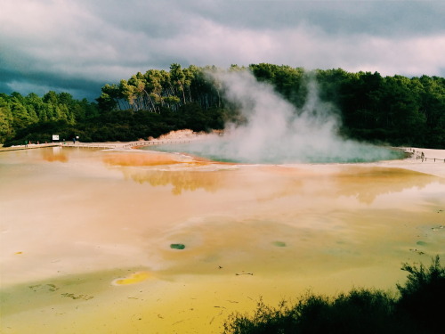 aratrikag05: Champagne Pool, Waiotapu Geothermal Field. Near Rotorua, New Zealand. We went here for 