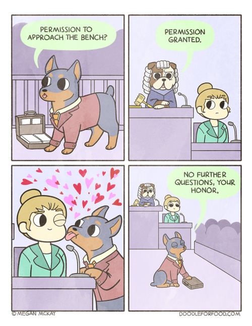 derptaur: doodleforfood:Paw and Order @we-are-lawyer