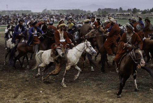 stevemccurrystudios:This photograph of buzkashi was taken in Afghanistan.Watch for the next wordpres