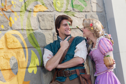 marvelousmerriment: Rapunzel dips into her artistic Disney Side! -Credit to the Disney Parks Website