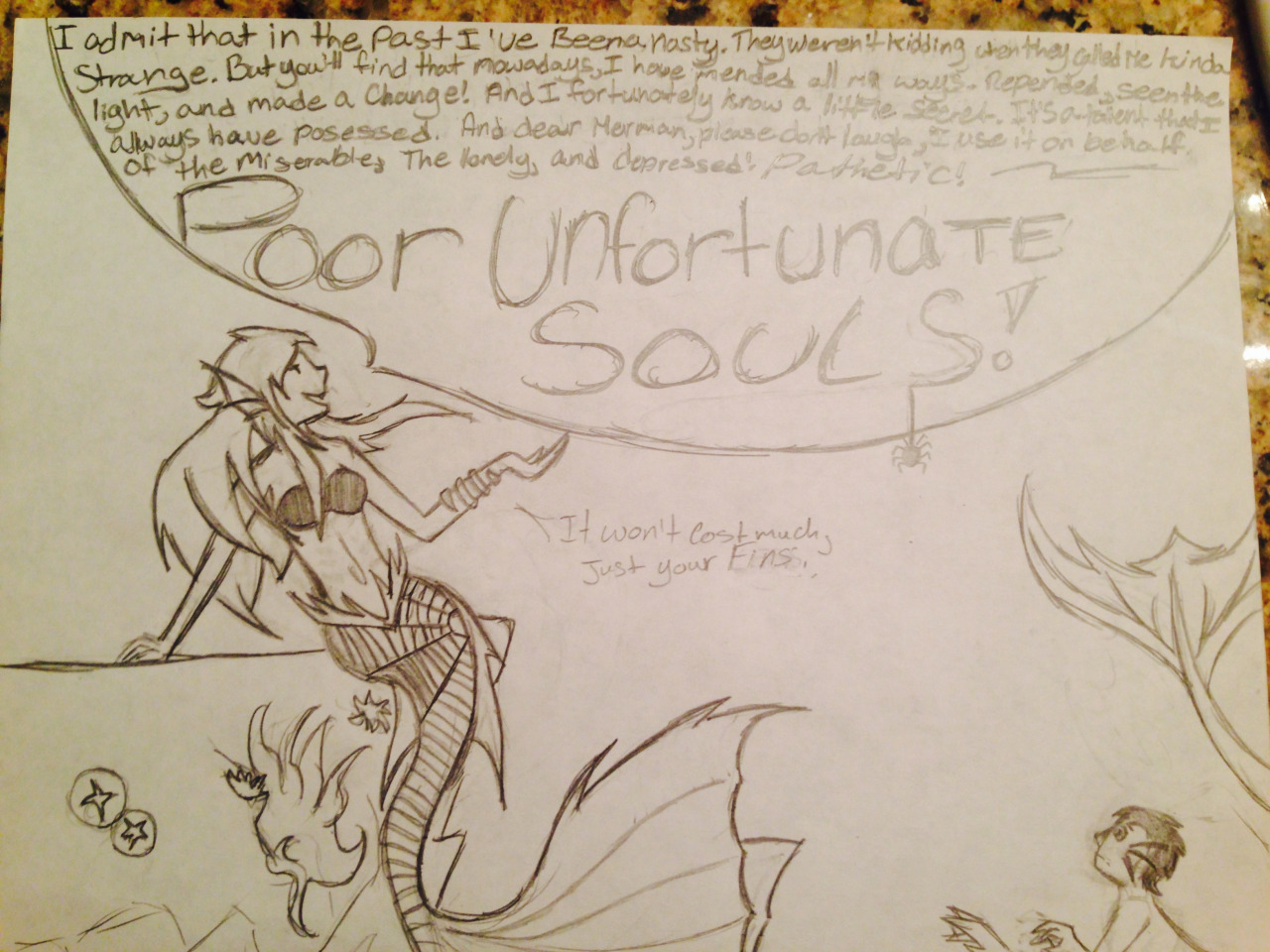 thesirenisme:  So I decided to put my own little spin on Ikimaru’s merstuck! Here