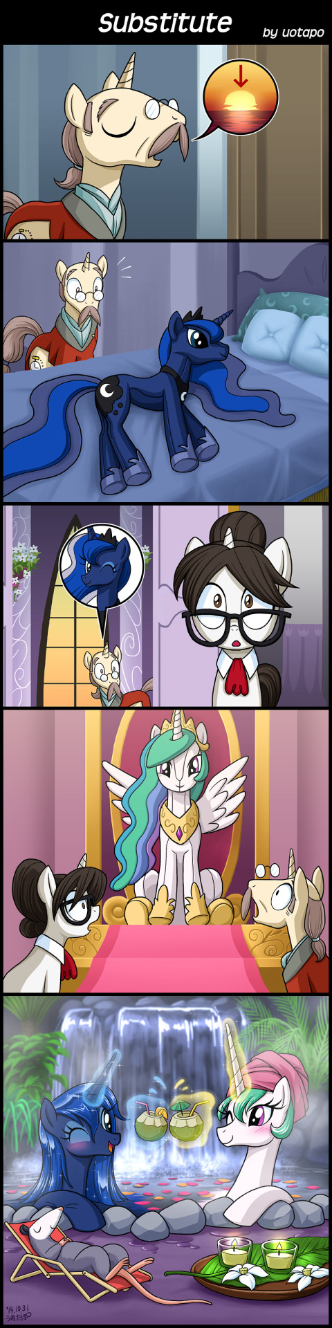 that-luna-blog:  Substitute by uotapo Princesses used Substitute!  xD!