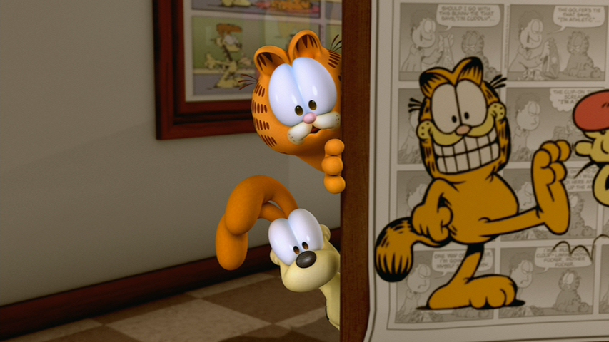 sirthursday:  stupidsexynixon:  pompayyy:  In “Garfield Gets Real”, Garfield