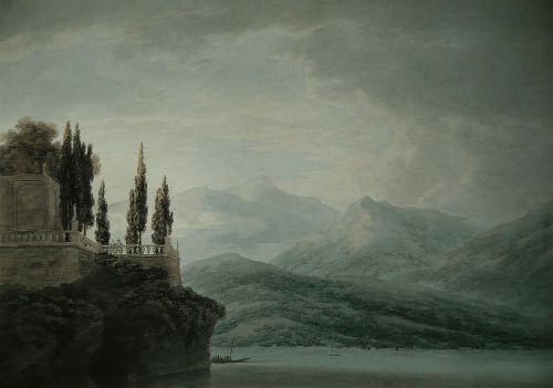 arcadiainteriorana:Isola Bella On Lago MaggioreJohn Robert Cozens (British, 1752–1797)Watercolour, 3