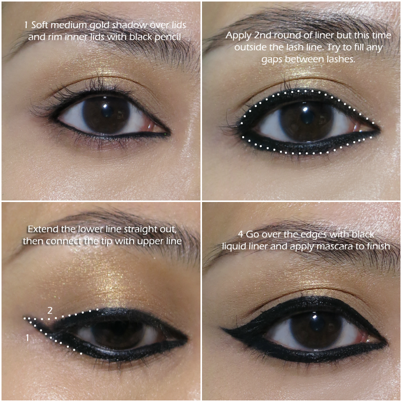 makeupbox:  Lee Hyori Inspired Graphic Cat-eye Liner Look — I love Lee Hyori. She’s