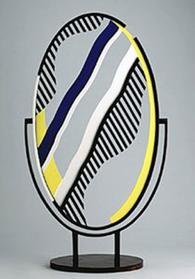 cheesewhizexpress:  Mirror I (1977) Artwork description &amp; Analysis: Lichtenstein
