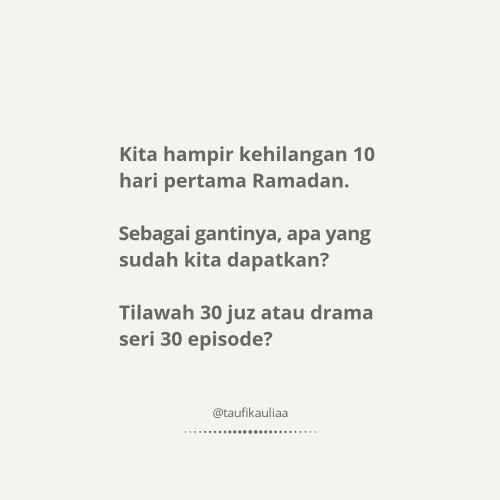 Sedih Kalau Mikir Ini. Kita Udah 'dikasih' Pandemi Sama Allah Supaya Bisa Lebih Banyak Berdiam Di Rumah