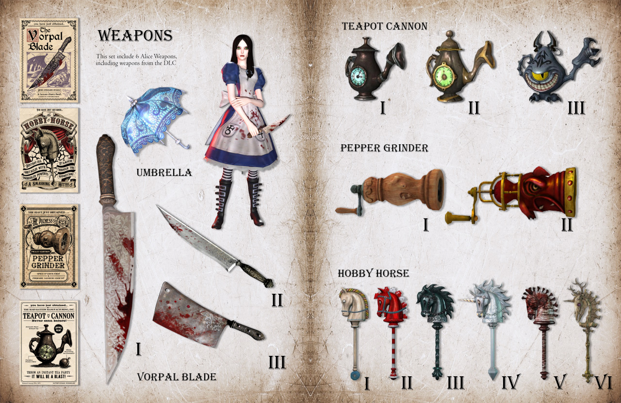 alice madness returns dresses