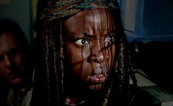 alwayssodramatic:  Michonne in Thank You“Have you ever had to kill people because