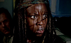 alwayssodramatic:  Michonne in Thank You“Have