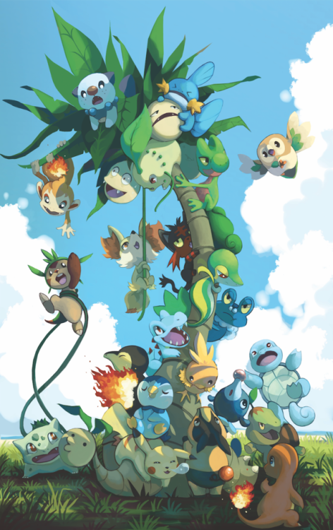 sepphyr: last minute pokemon print for the con next week, phew