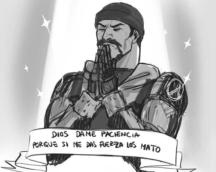 pinchitosmcpupas:  can’t draw but i needed to get this out of my system( translation: