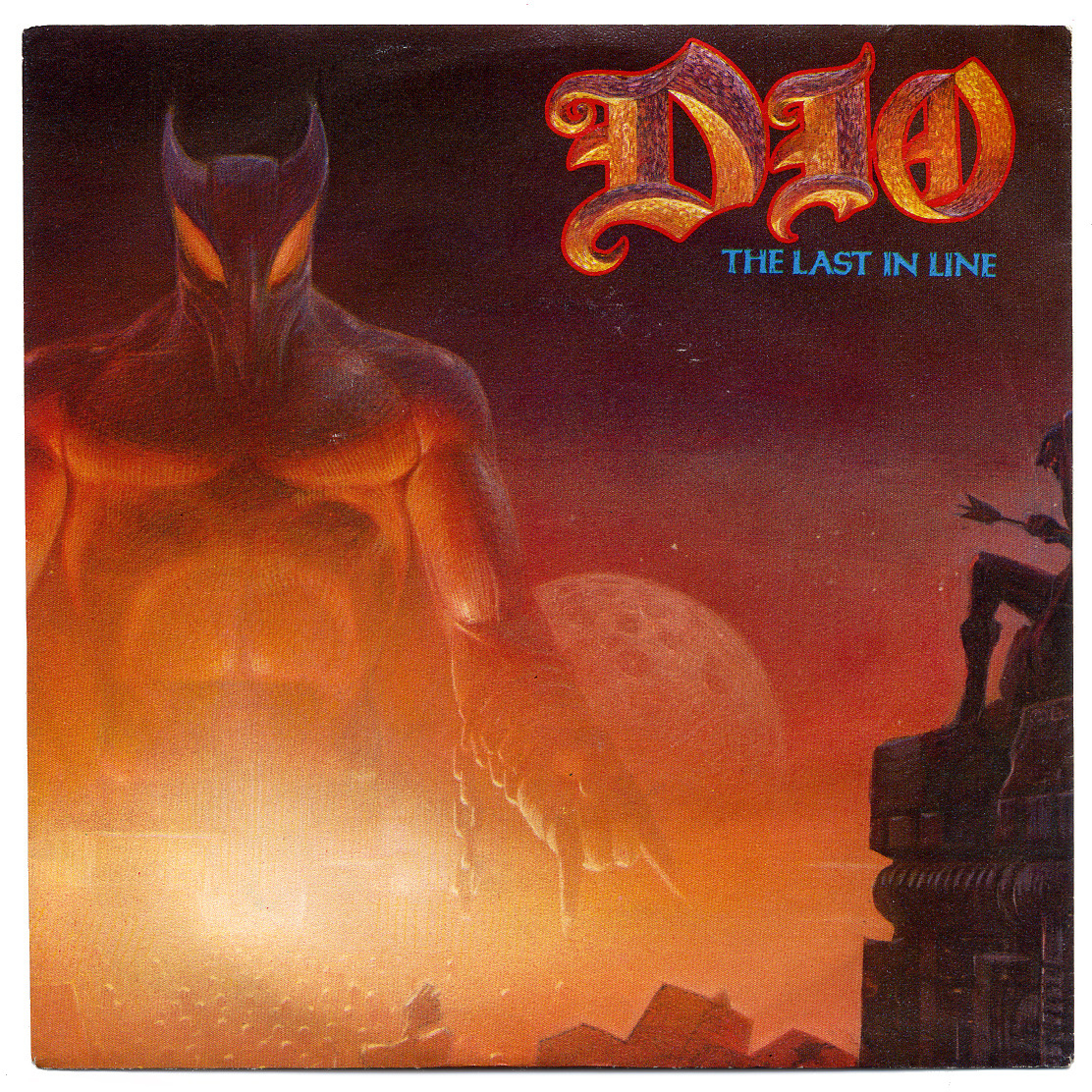 80srecordparty:  The Last In Line b/w Stand Up And Shout (Live)Dio, Vertigo Records/Netherlands