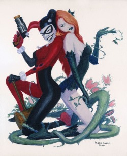 comicbookwomen:  Harley and Ivy-Paolo Rivera