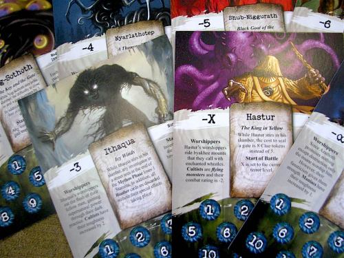 Arkham Horror – Like Scooby Doo but with more monsters and no masks
Arkham Horror
by Fantasy Flight Games
Ages 12 and up, 2-8 players, 2-6 hours
$43 Buy a copy on Amazon
Arkham Horror is like an old Scooby Doo mystery, but with more monsters and no...