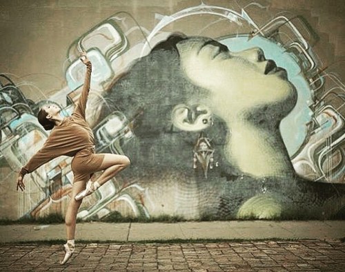 A photo by the @ballerinaproject_ of a mural by @mac_arte  #streetart #graffiti #art #urban #urbanar