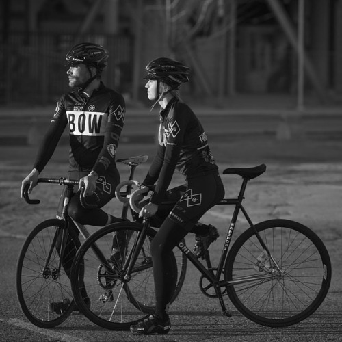 allfixedgear: Romashyna and Tenille @tenille_clarke for @bikesonwheels @stevecarty