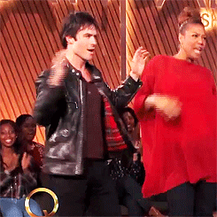 jamiesfraser:  Ian Somerhalder plays Just Dance on The Queen Latifah Show (x) 