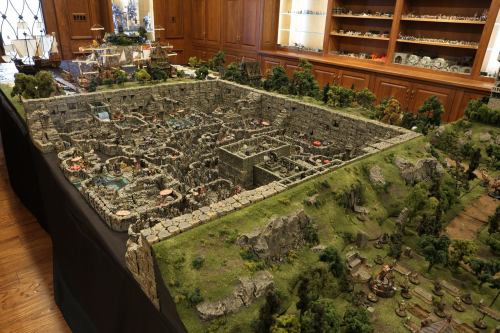 hammercraftfantasy:A really amazing D&D/Pathfinder table. I can’t fathom how long this took to m