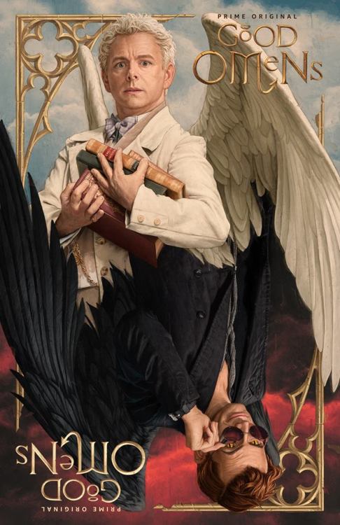 fuckyeahgoodomens:The wonderful Good Omens posters ❤. The high quality parts of the second to last c