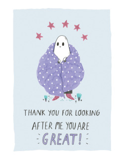 thesadghostclub:  We’ve just launched some   ✨Thoughtful  ✨ Greetings Cards to the shop - based on cards you’d send to someone having a hard time, or someone who’s helped you through a hard time yourself &lt;3We hope you like them ghosties