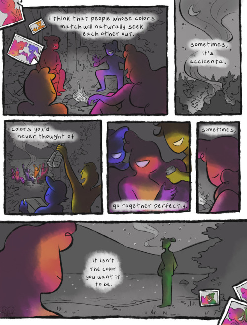 l-a-l-o-u:This is Colors, a short comic written by @monsieurtoast and illustrated by myself, about t