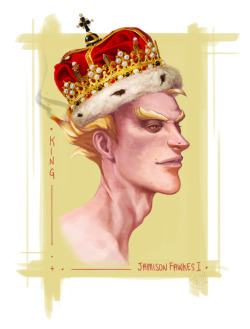 adrianne-draws: All hail King Jamison Fawkes