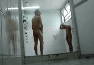 spyoncocks:  Caught in the shower room