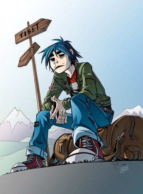 gorillaz 2d