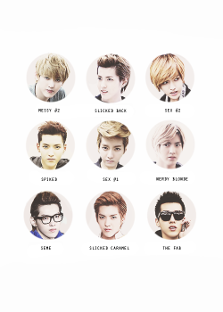  5/12 EXO Hairstyles → Wu Fan   