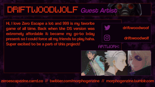 morphogenzine:Our next guest artist is @driftwoodwolf, who is coming on board to create art and a pi