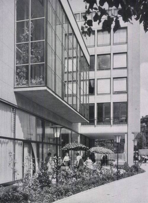 Haus des Sports (1952) in Hamburg, Germany, by Ferdinand Streb