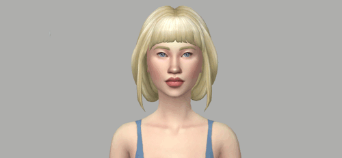 candysims4:candysims4:LISA HAIRThere’s two versions of this hair, one with bangs and other without.T
