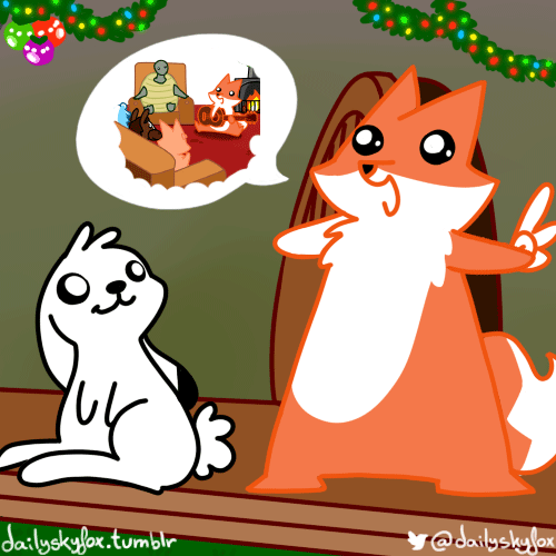 dailyskyfox:  “Christmas is more about being with your friends and family than