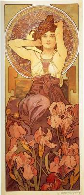 artist-mucha:  Amethyst, Alphonse Mucha